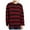 A-Red207, variant on Yuanlong Womens T-Shirts Oversized Long Sleeve Round Neck Striped Tshirts Street Style Wear Comfortable Lightweight Tops