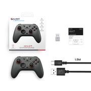 GameSir Nova 2 Lite Wireless PC Controller with Hall Effect Joysticks & Triggers, 2.4G & Wired 1000Hz Polling Rate, Remappable Buttons - Compatible with PC/Switch/Steam/Android (Black)