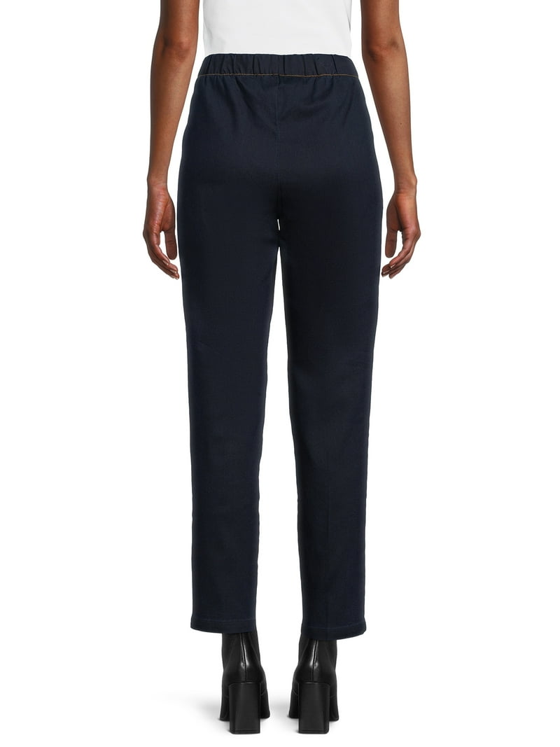 その他 SALSATION Long Pants with Pockets L size RealSize Women's Stretch Pull On Pants with Pockets, 29