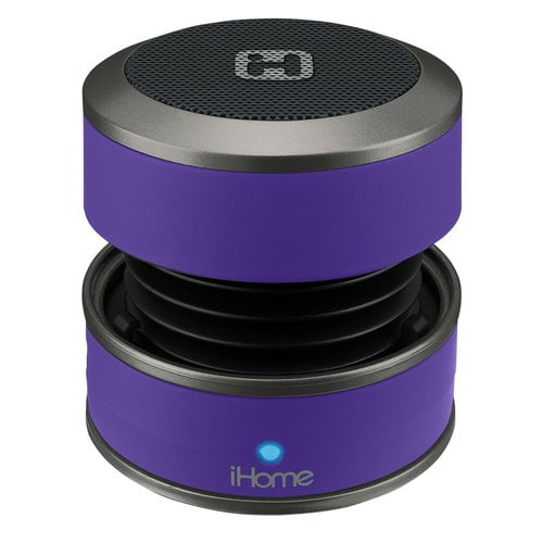 Refurbished iHome iBT60 Bluetooth Mini Speaker, Purple - Walmart.com