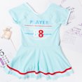 thumbnail image 4 of Traje de baño de una pieza con falda para las aventuras de natación de las jóvenes estudiantes Traje de baño para niñas de 5 a 8 años, 4 of 6