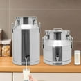 thumbnail image 2 of 12-60L Stainless Steel Milk Can with Spigot, Water Beverage Drink Dispenser Milk Pail Bucket for Milk Wine Oil (30L), 2 of 9