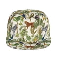thumbnail image 2 of Fotbe Jungle Animals Flat Bill Visor Cap Classic Snapback Hat Polyester Foam Trucker Hat Trucker Cap Adjustable Baseball Cap, 2 of 9