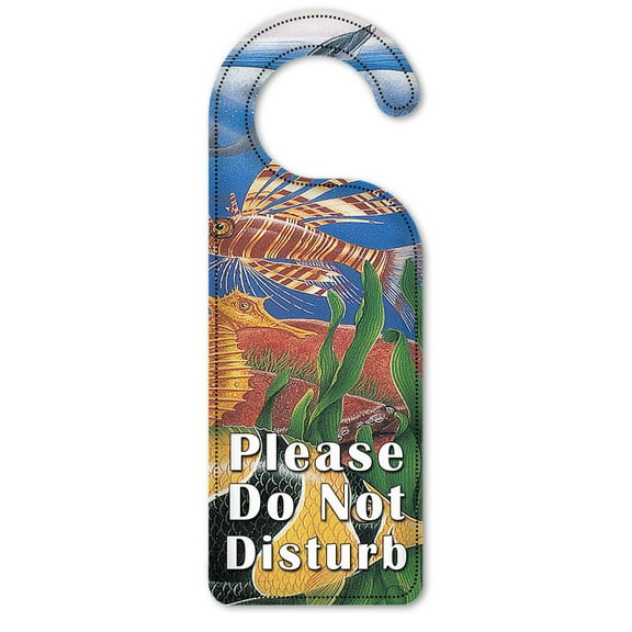 Do Not Disturb Door Knob Hanger Sign - Sea Life