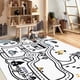 thumbnail image 1 of Alfombra de juego infantil para gatear con diseño de pista de coches para dormitorio de niño 120 x 160 cm (2), 1 of 1