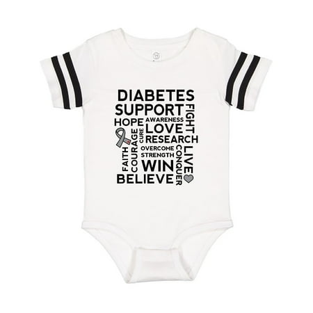 

Inktastic Diabetes Awareness Month Gift Baby Boy or Baby Girl Bodysuit