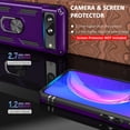thumbnail image 2 of Phone Case for Google 8 Case,Google Pixel 8 Phone Case with Magnetic Ring Holder Stand,Heavy Duty Rugged Protective Cover for Google Pixel 8 Purple Women Men, 2 of 12
