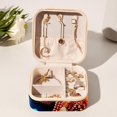 thumbnail image 6 of Starfish Travel Portable Square Jewelry Display Case: Storage Solution for Rings, Earrings, Necklaces, Bracelets, and More! Ideal for Girls and Women: Jewelry Stand, Display, and Box in One, 6 of 6