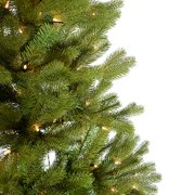 Kurt Adler 6-Foot Pre-Lit PE Half Tree with Stand