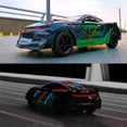 thumbnail image 1 of Carro a control remoto Enyz con luces de neon RC Racing car escala 1:12 15 km/h batería recargable, 1 of 7
