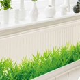 thumbnail image 4 of 2x Diy pegatina de pared de hierba verde decoración de pared extraíble impermeable dormitorio Mural calcomanía, 4 of 4