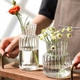 thumbnail image 2 of HLONK 1pc Nordic Creative Transparent Vases Glass Plant Bottle Flower Pot Hydroponic Terrarium Arrangement Container Table Vase Decor, 2 of 8