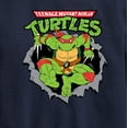 thumbnail image 3 of Teenage Mutant Ninja Turtles - Raphael Breaking Through Shirt - Toddler & Youth Crewneck Fleece Sweatshirt, 3 of 5