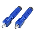 thumbnail image 1 of 1 Par Pie Clavijas Universal Unique Bargains para motocicleta Plegable Azul, 1 of 1