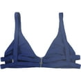 thumbnail image 2 of Tavik Womens Coco Scoop Neck Bikini Swim Top, Blue, X-Large, 2 of 2