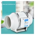 thumbnail image 3 of Round Exhaust Fans Home Silent Inline Pipe Duct Fan Bathroom Extractor Ventilation Kitchen Toilet Wall Air Clean Ventilator ,Long Lasting, 3 of 6