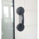 thumbnail image 3 of large glass door and window handles, bathroom sliding doors, cabinets, no-hole handles, refrigerator handles, shower grab bars (black), 3 of 5
