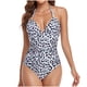 thumbnail image 1 of Traje de baño sólido de una pieza para mujer, traje de baño con control de barriga, Tankini, ropa de playa, traje de baño Fridja nalpqowj54869, 1 of 7