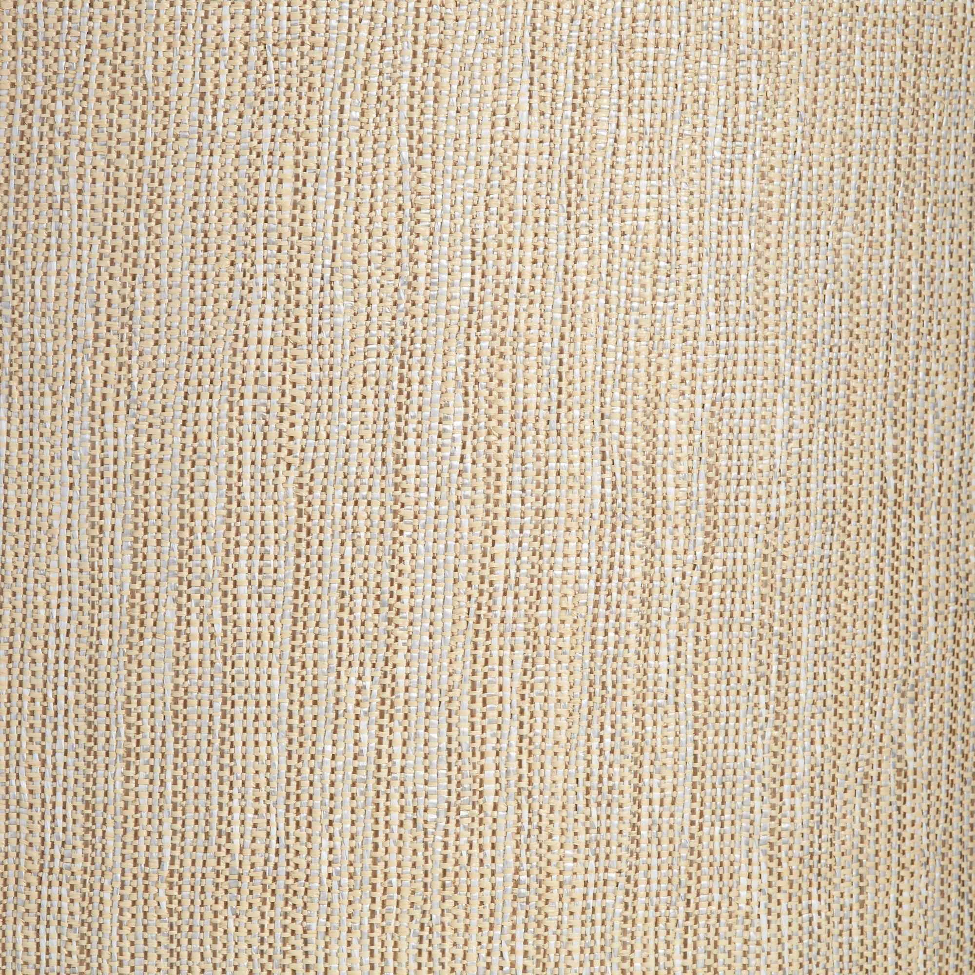 Springcrest Gold and Silver Plastic Weave Medium Drum Lamp Shade 15" Top x 15" Bottom x 11" High (Spider) Replacement with Harp and Finial