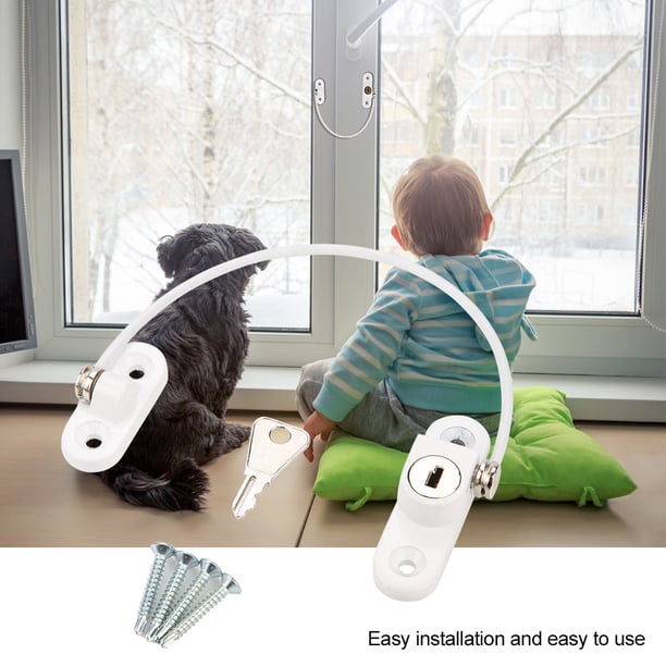 Cerradura De Seguridad Resistente Y Duradera Con Llave Para Mantener Al Bebé Seguro Para La Ventana