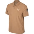 thumbnail image 2 of Men's Colosseum Khaki Air Force Falcons OHT Military Appreciation Cloud Jersey Desert Polo, 2 of 4