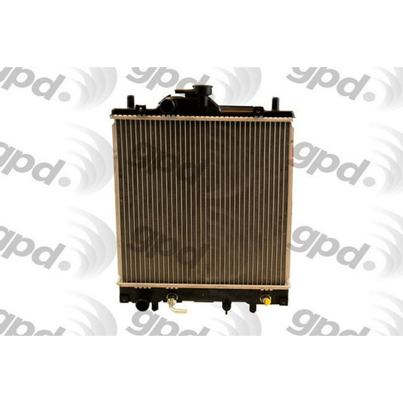 Global Parts Distributors 1732C Radiator Fits select: 1995-1997 GEO METRO, 1998-2001 CHEVROLET METRO