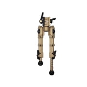 Accu-Tac WB-4 Bipod, Arca-Swiss Spec QD Mount, FDE/Tan, Wide Body Design, Adjustable 4-Position Legs & Cant, Lightweight Aircraft Aluminum (TWBASQD-0400)