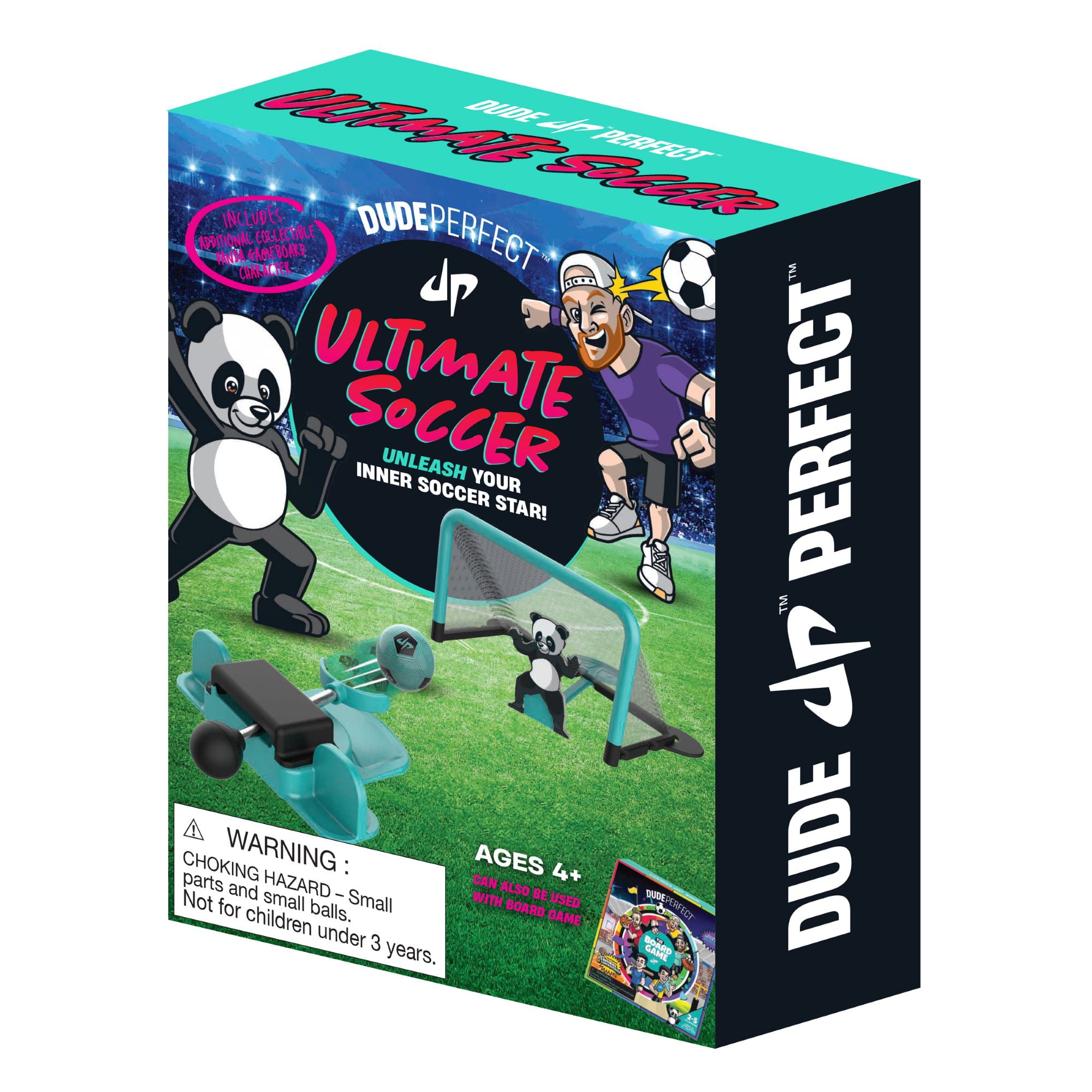 Dude Perfect Ultimate Soccer Goalie Target Toss Table Game, All Ages