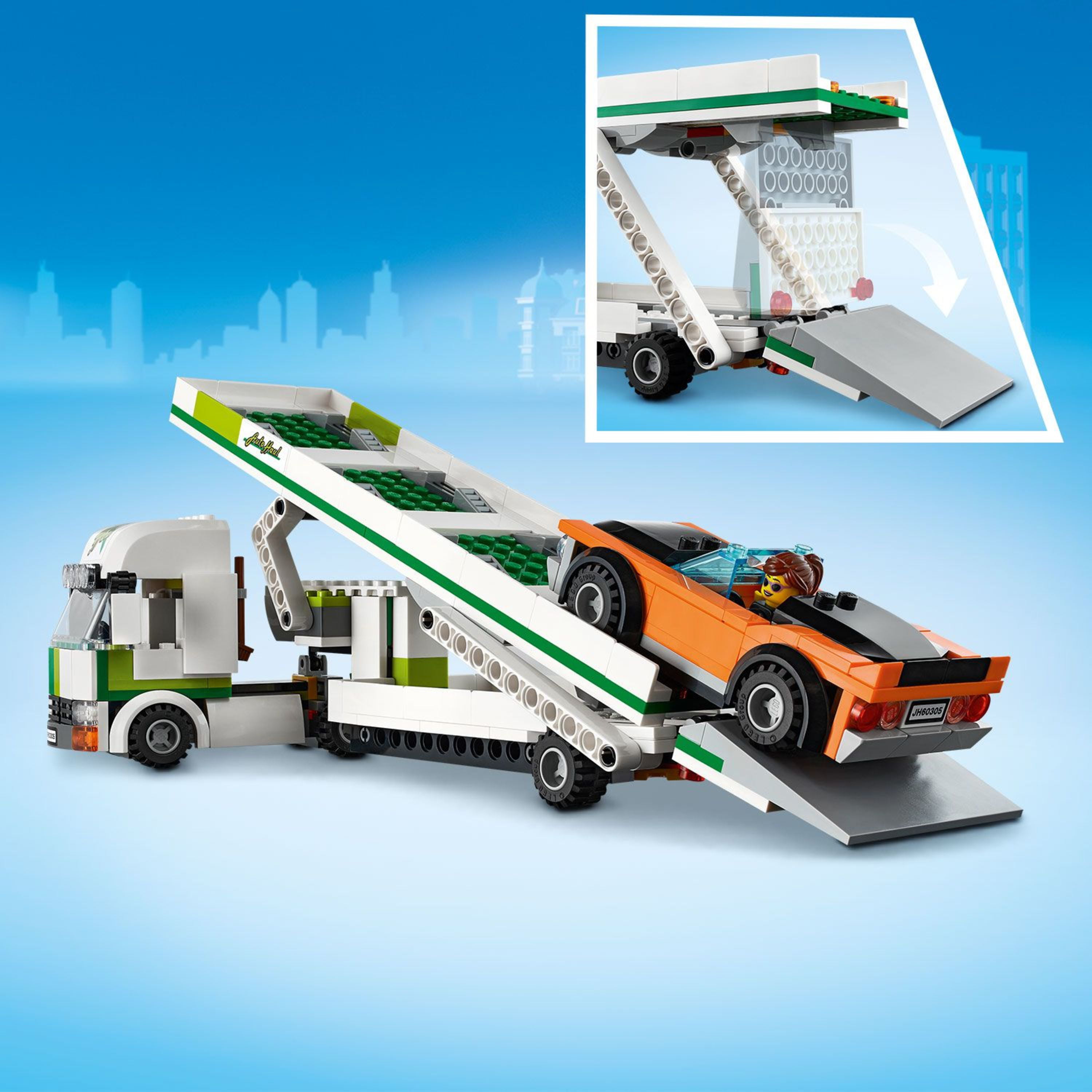 LEGO Car Transporter 60305 Building Toy Playset (342 Pieces) - Walmart.com