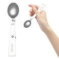 thumbnail image 2 of Piwvid Foldable Stainless Steel Spoon and Fork Set, Portable Utensils for Travel, Camping, Picnics, and Outdoor Activities, Fits in Lunchboxes and Insulated Containers, 2 of 8