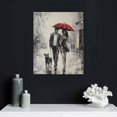 thumbnail image 4 of Nawypu  Black And White Wall Art Red Umbrella Under The Couple Poster Decoration Wall Art Paintings Canvas Wall Decor Home Decor Living Room Decor Aesthetic Prints 16x20 inch, 4 of 4