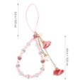 thumbnail image 5 of GOOHOCHY Hemobllo Phone Boaded Lanyard Flower Strap Strap Strap Strap Decoración para el bolso de la llave, 5 of 5