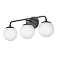 thumbnail image 3 of 85003BK Lark Julep - 3 Light Bath Vanity In Modern Style-10 Inches Tall and 24 Inches Wide-Black Finish, 3 of 9