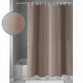 thumbnail image 4 of Brown Ombre Waterproof Fabric Shower Curtain, Modern Abstract Art Farmhouse Gradient Shower Curtain for Bathroom Curtains Bathtubs Hotel Washable Shower Curtains with 12 Hooks Stall 54x78in, 4 of 6