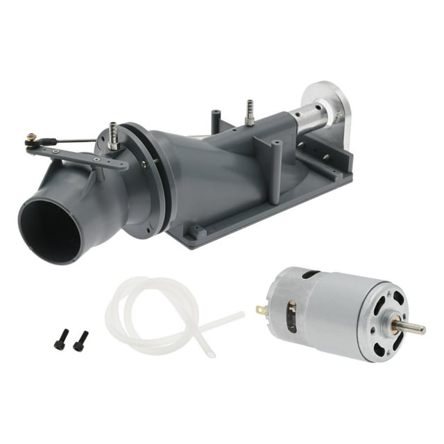 Water Jet Thruster Boat with 775 Motor for Boat Model Replacement Gray
