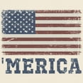 thumbnail image 3 of CafePress - Merica Flag Vintage Light T Shirt - Light T-Shirt - CP, 3 of 4