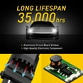 thumbnail image 3 of 2x Upgraded Vehicle Part 3157 Switchback LED Turn Signal Lights  Non-Fading Brightness, Polarity Free, 3 of 8