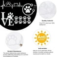 thumbnail image 5 of 8Sheets Pawprints Car Stickers Self-Adhesive White Love with Paw Stethoscope Decals, 5 of 9