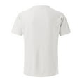 thumbnail image 5 of Cathalem Mens Short Sets 2 Piece Outfits Men's 2 Piece Short Sleeve Tracksuits Set T Shirt and Shorts(White,XL), 5 of 5