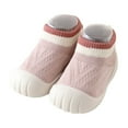 thumbnail image 2 of Wancir Baby Shoes Toddler Sock Shoes Kids Walking Shoes Infant Non-Slip Indoor Slippers with Soft Rubber Sole Boys Girls Slip On Outdoor Sneakers, 2 of 5