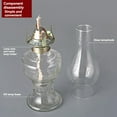 thumbnail image 2 of Lámpara de Aceite Rústica Lámpara de Carbón de Vidrio Vintage Lámparas de Aceite para Uso en Interiores Iluminación de Decoración del Hogar Linterna de Aceite Verde, 2 of 8