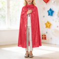 thumbnail image 5 of AWZXDE Girls Glitter Lace Cape Shawl Wrap Party Dress Up Fairy Tale For Kids Soft Wrap Shawl Ladies RD1,60, 5 of 7