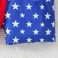 thumbnail image 6 of NOLDARES 4th of July Baby Boy Outfit Toddler Short Sleeve T-Shirt and Elastic Waist Shorts with Pockets American Flag Print 2Pcs Summer Clothes(White,3-4 Y), 6 of 8