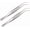 7 Inch, variant on 5 Inch Stainless Steel Tweezers with Curved Serrated Tip Multipurpose Forceps for Craft Repairing 2 Pack