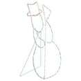 thumbnail image 3 of 28" Lighted Standing Snowman Silhouette Outdoor Christmas Decor, 3 of 6