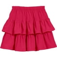thumbnail image 4 of Made in USA Girls Soft Cotton Jersey Tiered Skirt, 4 of 10