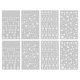 thumbnail image 1 of Pegatinas de flores para decoración de uñas, 8 hojas, suministros para decoración de uñas, accesorios autoadhesivos, 12,2 x 7,5 cm, 1 of 5