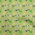 thumbnail image 1 of oneOoneCottonSilkLightGreenFabricKidsAnimalDressMaterialFabricPrintFabricByTheYard42InchWide, 1 of 4
