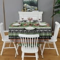 thumbnail image 2 of Colorful Football Field and Balls Pattern Round Tablecloth 60"x60",Wrinkle Wipeable Table Cloth for Kitchen Dining Room Picnic Patio Party, 2 of 6