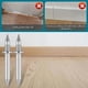 thumbnail image 3 of Double-Head Skirting Thread Seamless Nail,Skirting Thread Screws Set, 3 of 5
